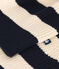 Pull en coton femme bleu SMOKING/ AVALANCHE