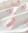 Combicourt bébé fille en jersey fin blanc MARSHMALLOW/rose ROSE