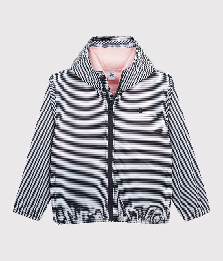 Coupe-vent 3 en 1 recycl&eacute; enfant rose MINOIS