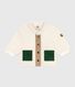 Manteau à capuche bébé ouatiné en sherpa