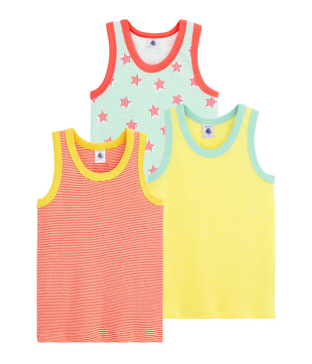 Trio de d&eacute;bardeurs petit gar&ccedil;on multicouleur