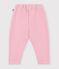 Pantalon de jogging b&eacute;b&eacute; en coton uni rose