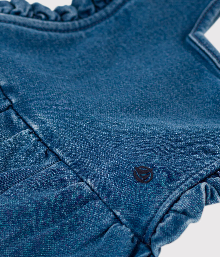 Combinaison en denim b&eacute;b&eacute;. bleu JEAN