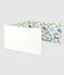 Tour de lit imprimé jungle bébé fille en côte blanc MARSHMALLOW/blanc MULTICO