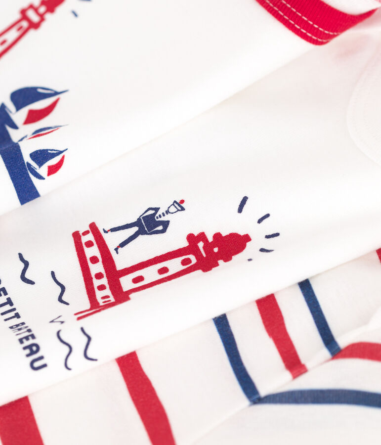 Lot de 3 bodies manches courtes en coton b&eacute;b&eacute; Variante 1 OVS