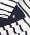 Ensemble robe marinière en coton bébé variante 1