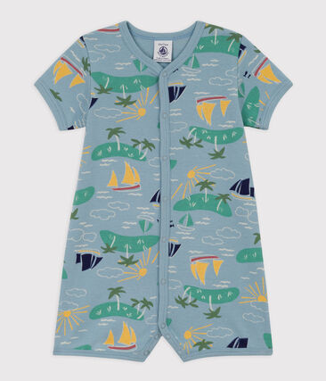 PETIT BATEAU - Combinaison courte explorateurs en coton bébé