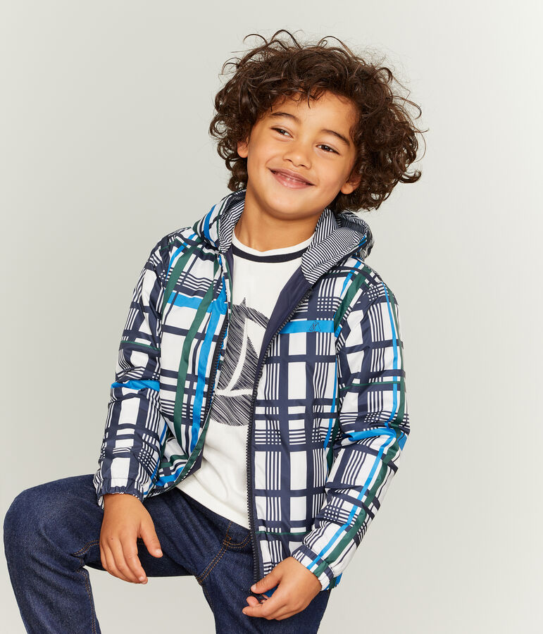 Tee-shirt manches courtes enfant gar&ccedil;on blanc