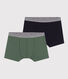 Lot de 2 boxers en coton et élasthanne junior