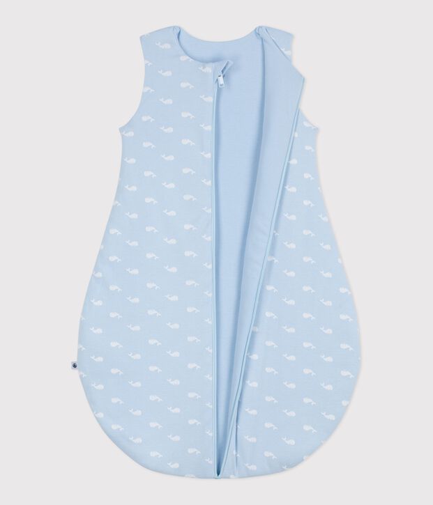 Gigoteuse b&eacute;b&eacute; en coton imprim&eacute; baleine TOG 2.5 bleu/blanc