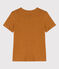 Tee-shirt L'ICONIQUE en lin Femme marron TOAST