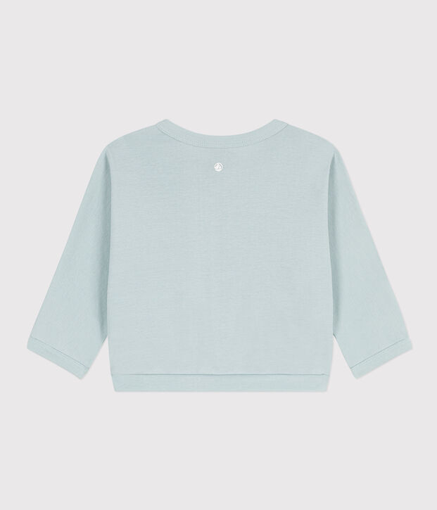 Cardigan b&eacute;b&eacute; en coton vert