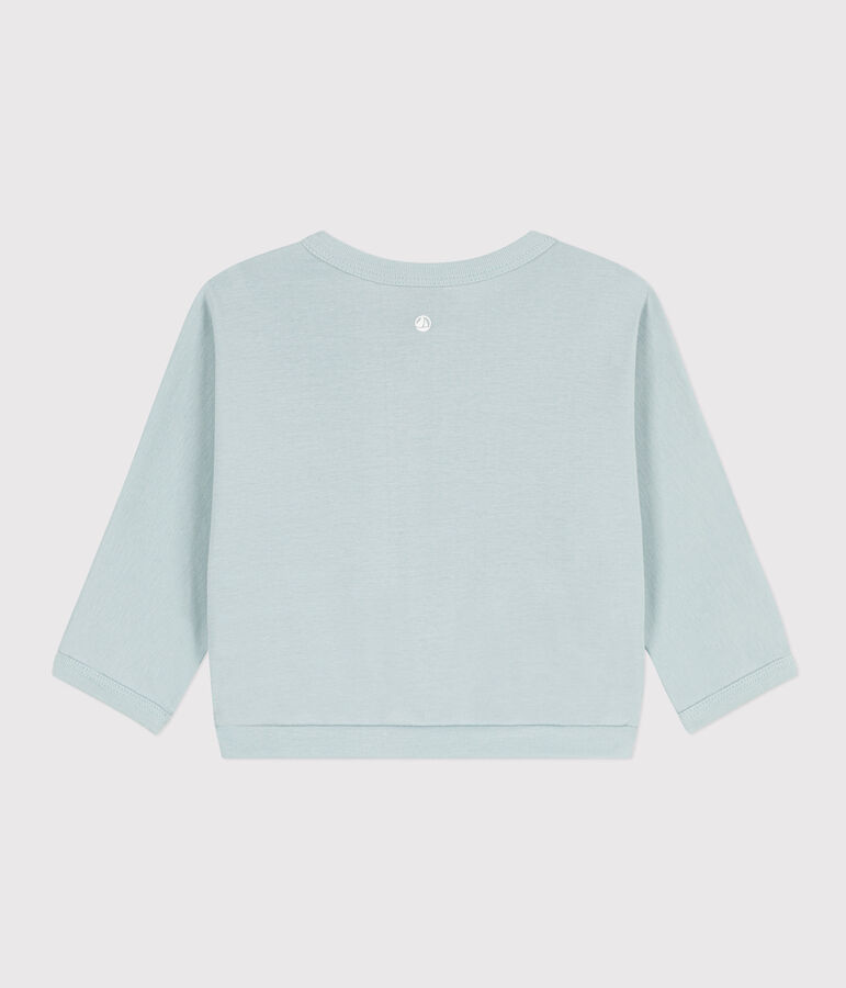 Cardigan b&eacute;b&eacute; en coton vert BULLE