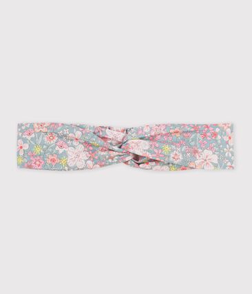 Bandeau enfant en popeline imprimé fleuri