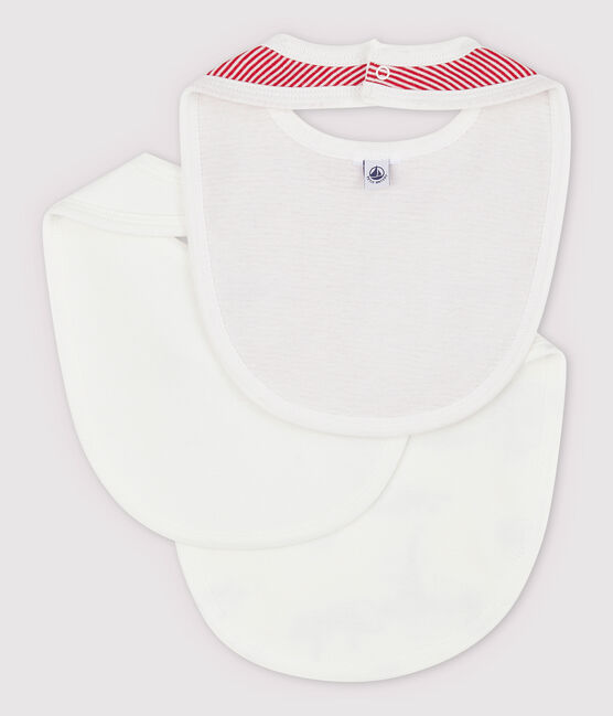 Lot de 3 bavoirs Paris bébé en côte variante 1