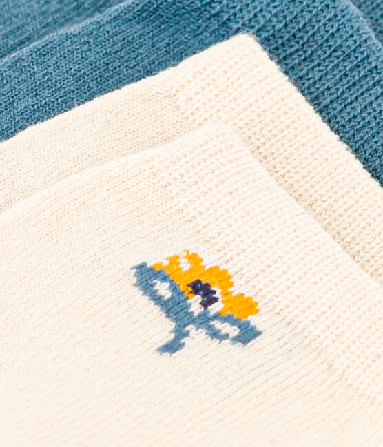 Lot de 2 paires de chaussettes fleurs bébé variante 2