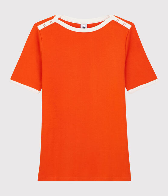 T-shirt en coton Femme orange CAROTT