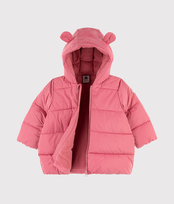 Doudoune matelassée unie bébé fille rose CHEEK
