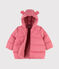 Doudoune matelassée unie bébé fille rose CHEEK