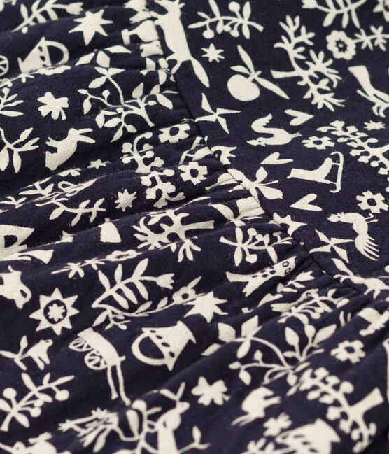 Robe manches longues en tubique matelassé imprimé bébé bleu SMOKING/ AVALANCHE