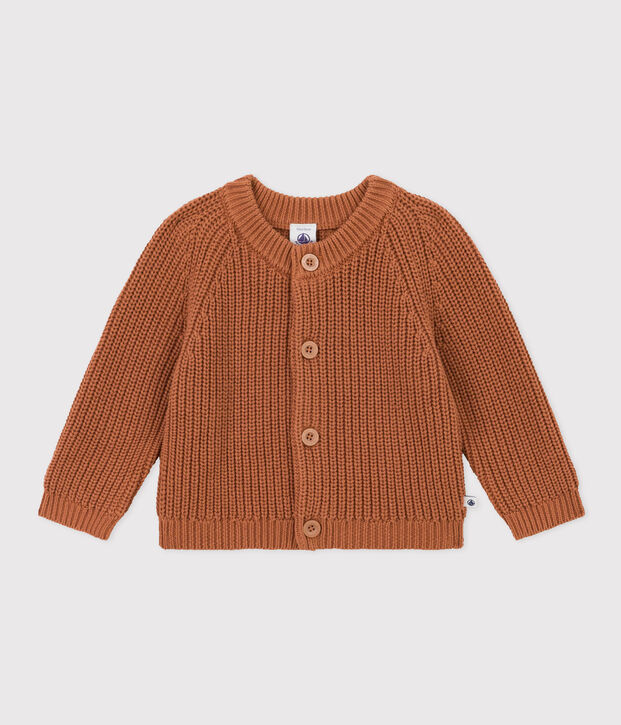 Cardigan en tricot de coton b&eacute;b&eacute; ALEZAN