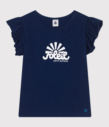 Tee-shirt en jersey flammé enfant fille