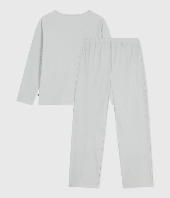 Pyjama femme en velours uni jambe droite CO2