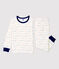 Pyjama imprimé lettres multicolores en velours blanc MARSHMALLOW/blanc MULTICO