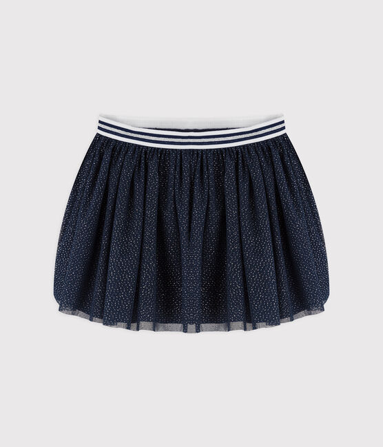 Jupe en tulle enfant fille bleu SMOKING/ ARGENT
