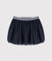 Jupe en tulle enfant fille bleu SMOKING/ ARGENT
