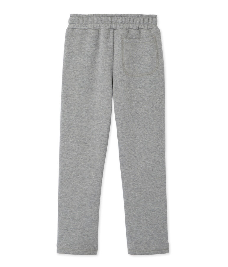 Pantalon gar&ccedil;on en molleton gris SUBWAY CHINE