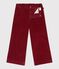 Pantalon enfant en velours uni AMARANTE