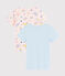Lot de 2 tee-shirts manches courtes animaux yoga petite fille variante 1