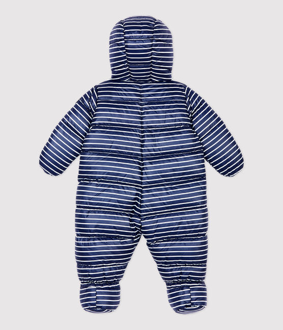 Combipilote rayée bébé bleu SMOKING/blanc MARSHMALLOW