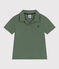 Polo manches courtes en coton enfant garçon vert CROCO