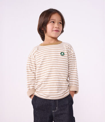 Tee-shirt enfant manches longues à rayures