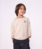 Tee-shirt enfant manches longues &agrave; rayures beige/&eacute;cru/beige
