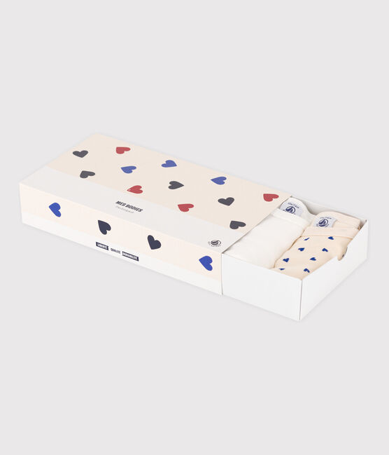 Lot de 5 bodies manches longues bébé en coton variante 1