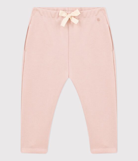 Pantalon en molleton bébé rose SALINE