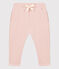 Pantalon en molleton bébé rose SALINE