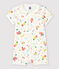 Combicourt fruits bébé fille en coton blanc MARSHMALLOW/blanc MULTICO