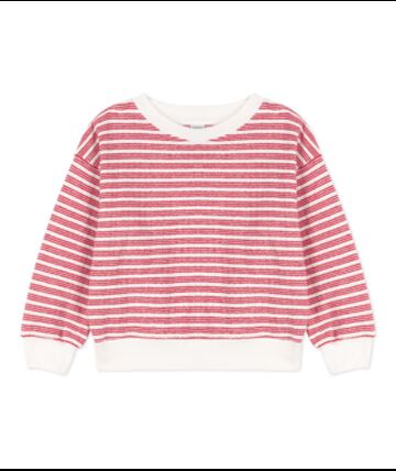 Sweatshirt rayé enfant fille / garçon