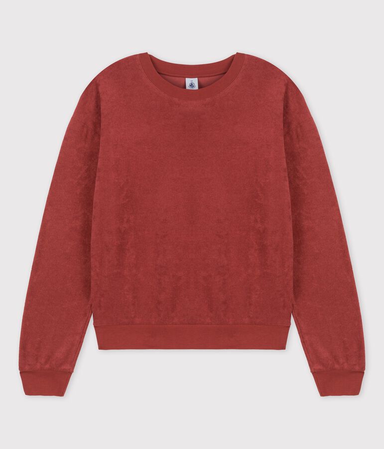 Sweatshirt en coton Femme marron OMBRIE