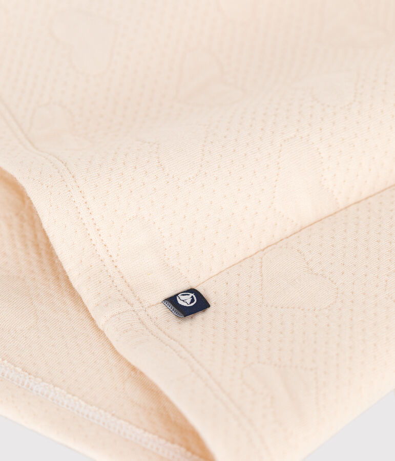 Robe manches longues en tubique matelass&eacute; b&eacute;b&eacute; &eacute;cru AVALANCHE