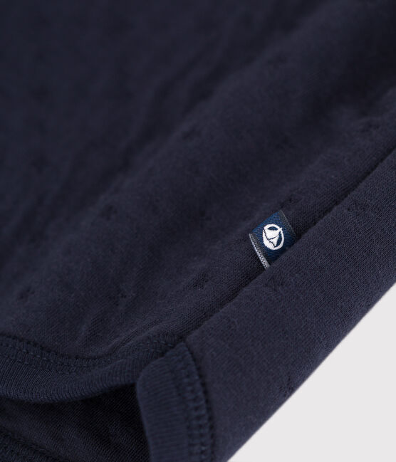 Sweatshirt en tubique matelassé bébé bleu SMOKING