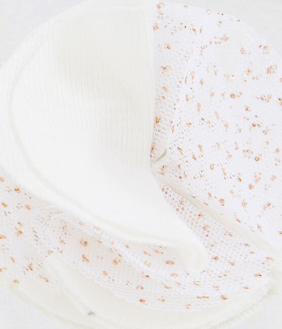 Tee-shirt enfant fille blanc MARSHMALLOW