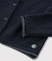 Cardigan en laine et coton enfant fille bleu SMOKING
