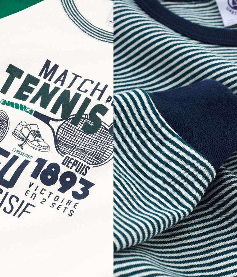 Lot de 2 pyjamas petit gar&ccedil;on multicouleur