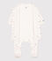 Bodyjama fleurs en tubique blanc MARSHMALLOW/blanc MULTICO