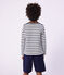 Marinière en coton enfant fille / garçon blanc MARSHMALLOW/bleu SMOKING